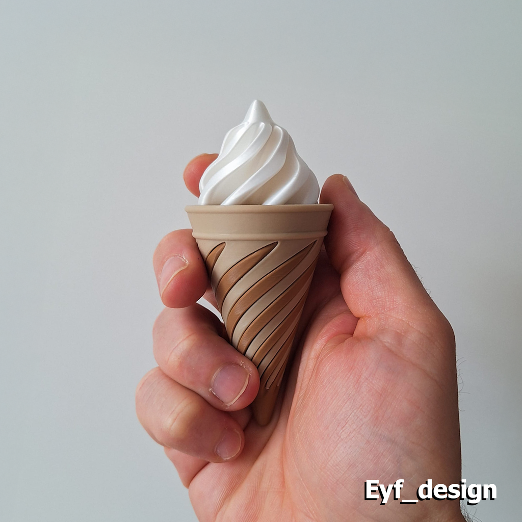 Ice Cream Cone Pass-Through Fidget