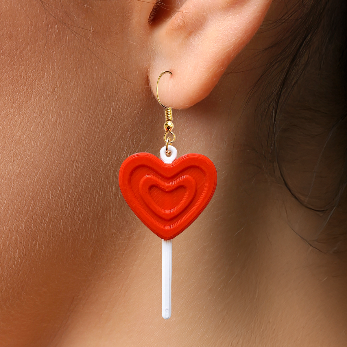 Heart Lollipop Earrings