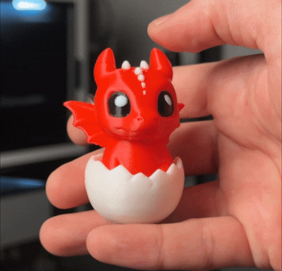 Dragon Hatchling Keychain Clicker