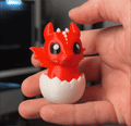 Dragon Hatchling Keychain Clicker