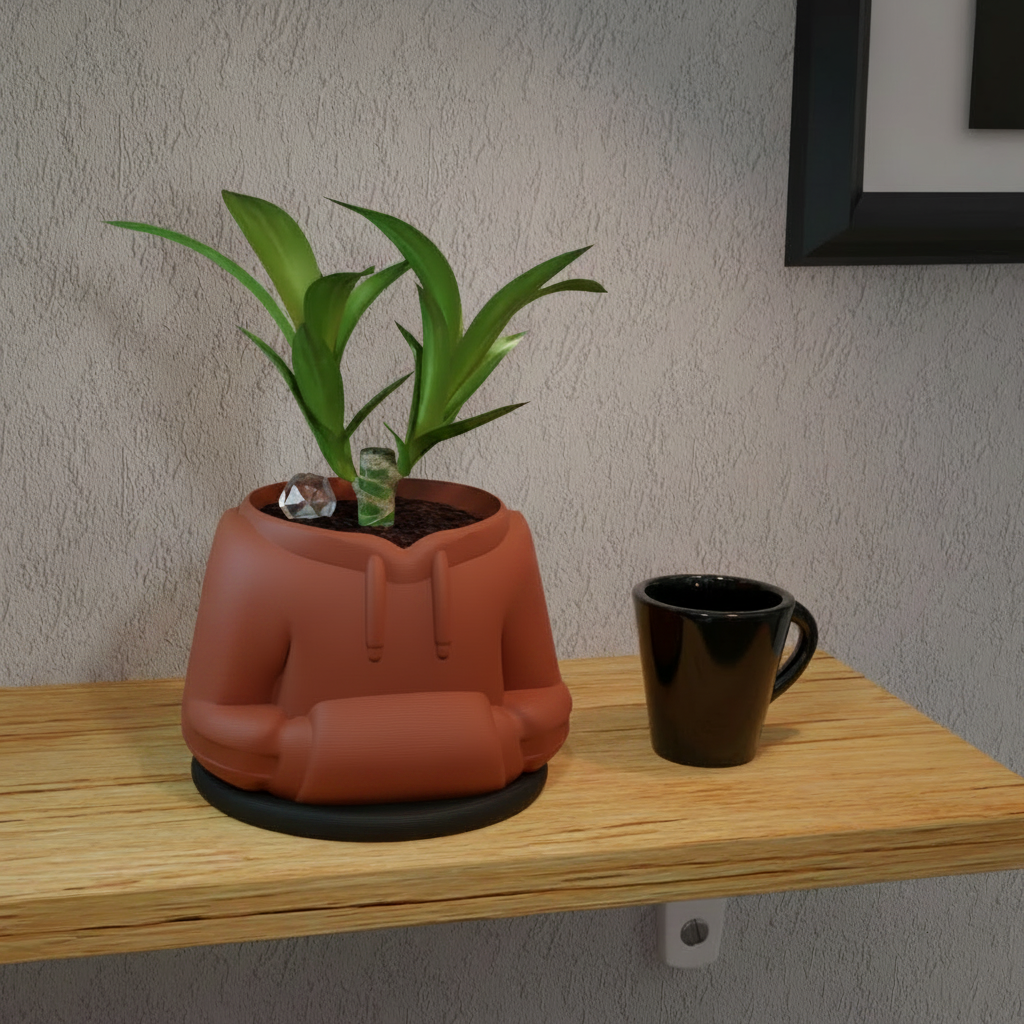 Cozy Hoodie Planter