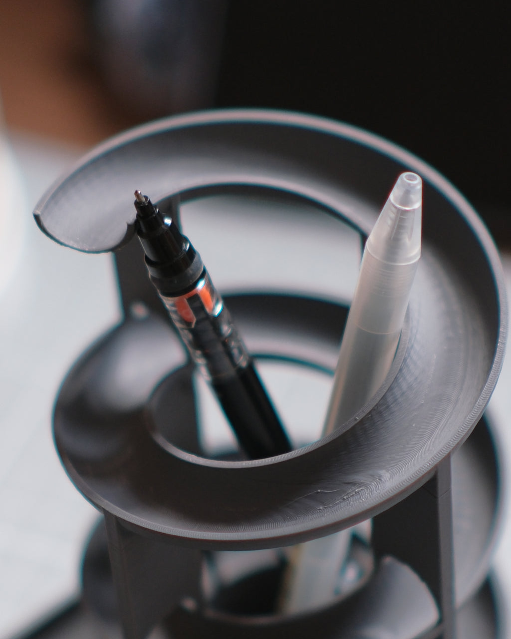 Marble Track Pen Holder