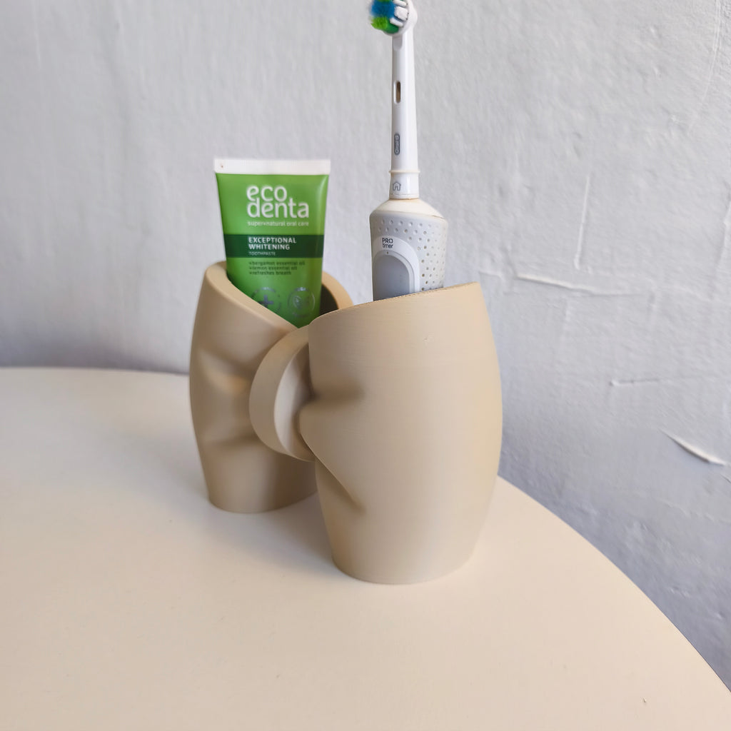 Ribbon Toothbrush Holder