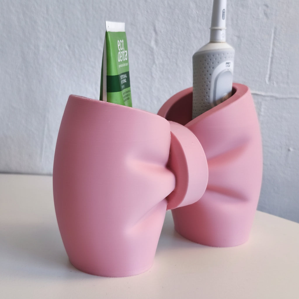 Ribbon Toothbrush Holder