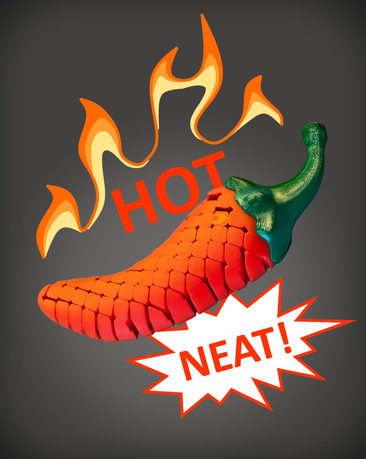 Floppy Fiery Pepper Fidget