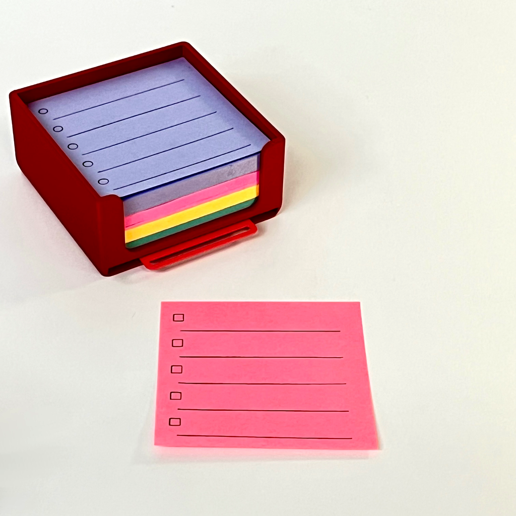 Sticky Note  Storage and Stencil Set