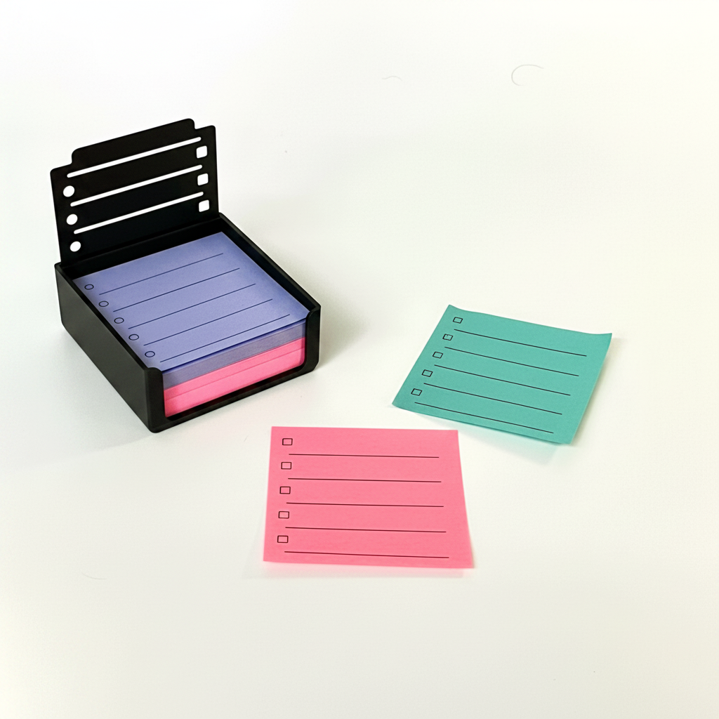 Sticky Note  Storage and Stencil Set