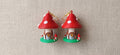 Mushroom House Earrings