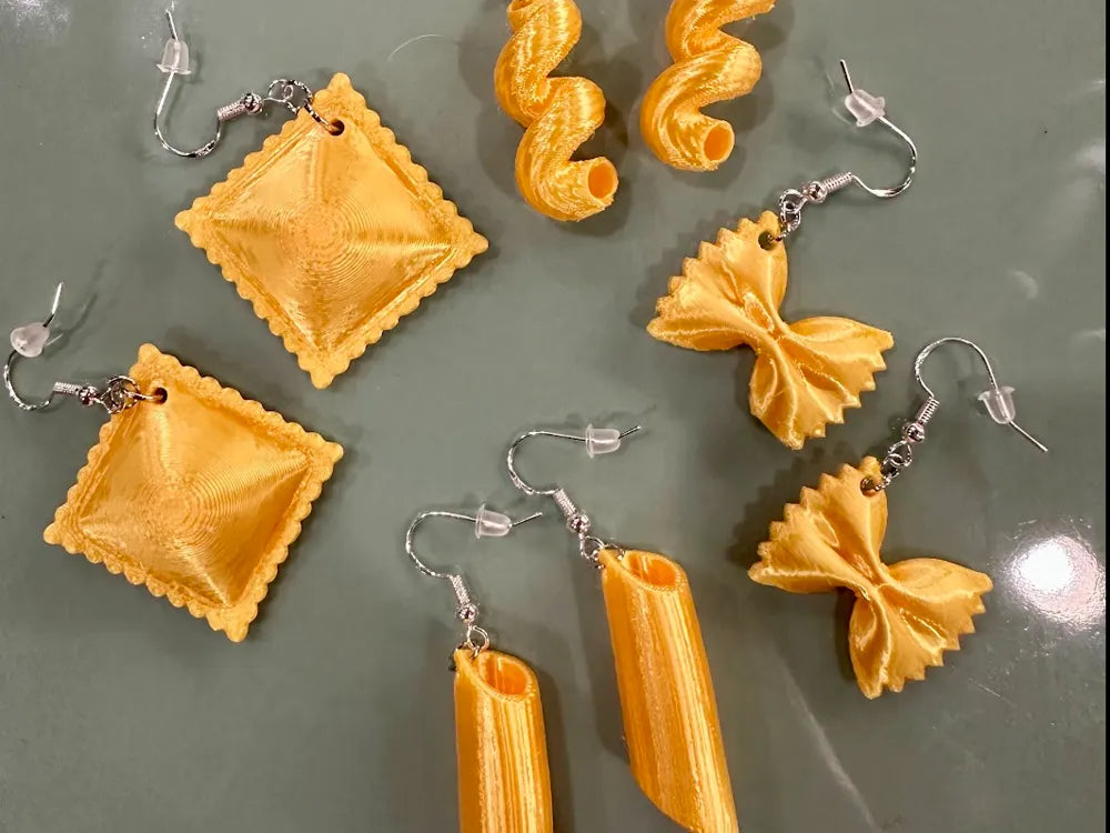 Pasta Earrings