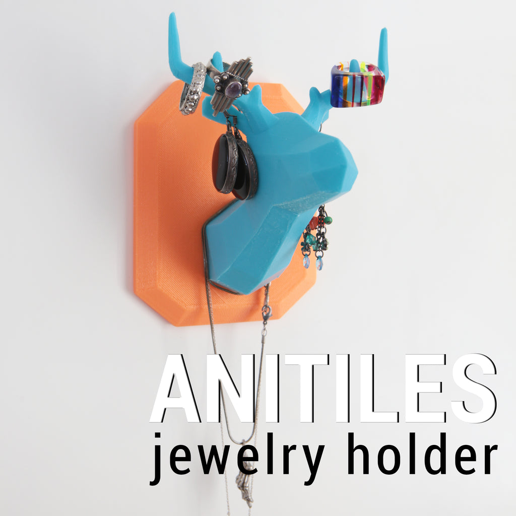 Geometric Deer Jewelry Hook