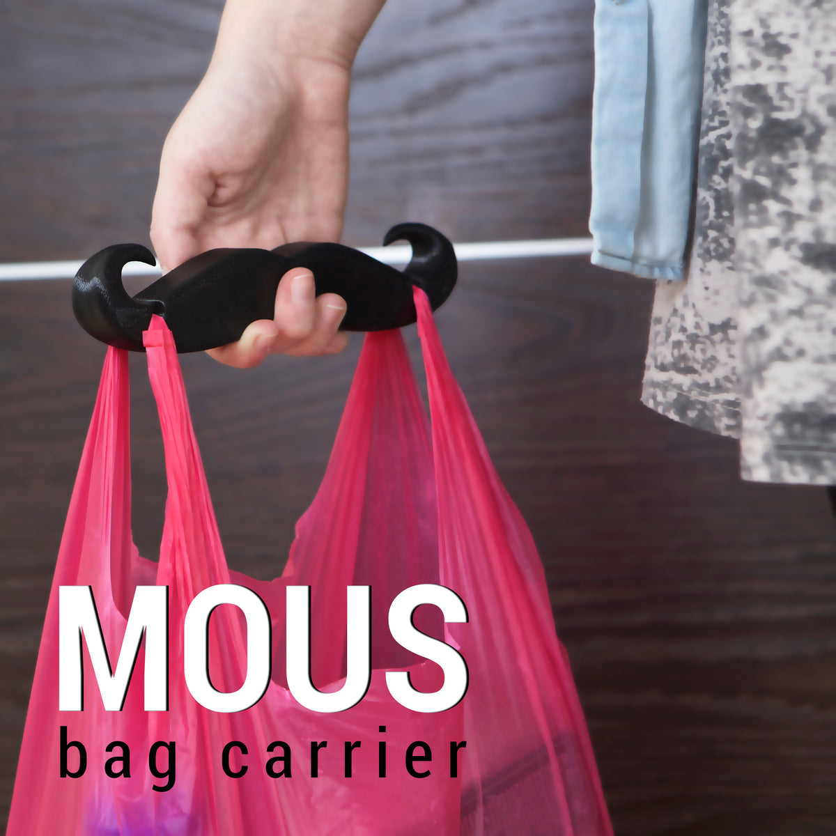 Mustache Bag Carrier